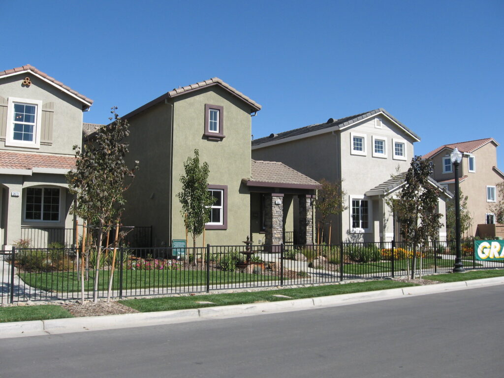 Model homes in Sacramento.