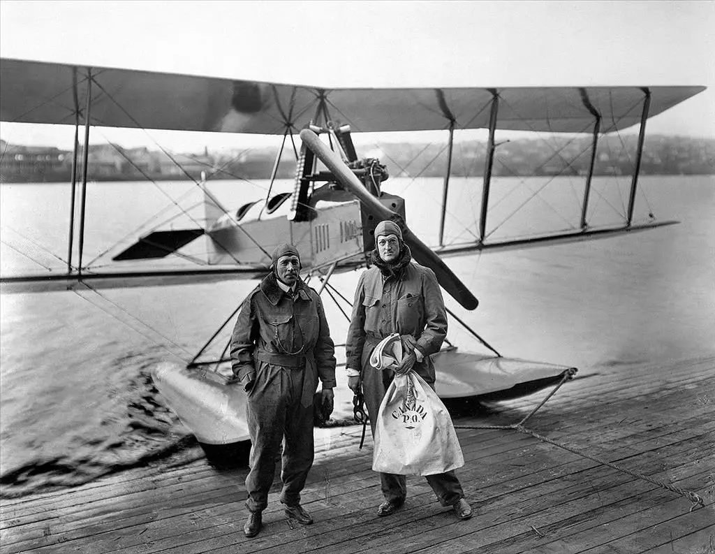 In 1919, Eddie Hubbard and William Boeing landed on Seattle’s Lake Union after completing the first international airmail delivery in North America.