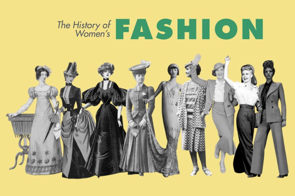 history of women's fashion