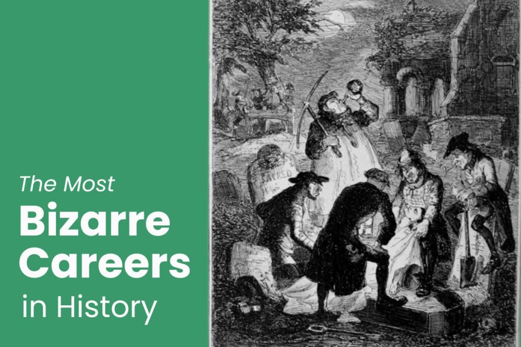 bizarre jobs in history