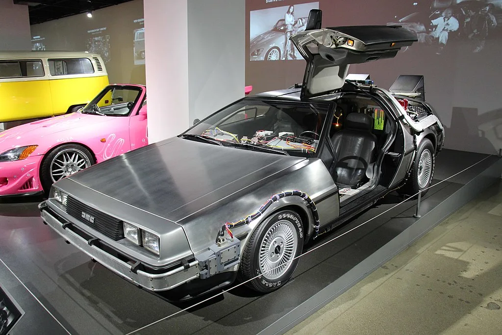 This DeLorean DMC-12, built in Northern Ireland in the early 1980s, became iconic after starring as the time machine in the Back to the Future trilogy. This particular car appeared in all three films and later sat on display at Universal Studios for 25 years.