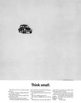 The iconic “Think Small” advertisement reshaped automotive marketing by celebrating the Volkswagen Beetle’s simplicity and size, a bold move in an era of flashy cars.