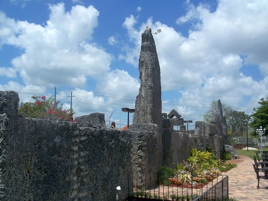 Coral Castle in Homestead, Florida, photographed in April 2011, remains one of the most unusual handmade monuments in the United States.