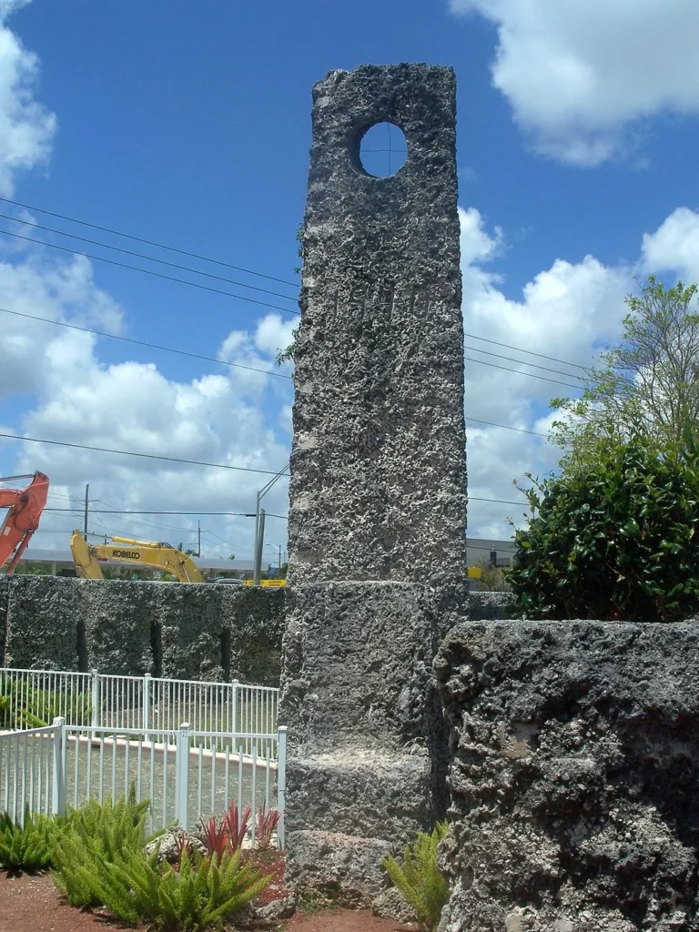 The Polaris telescope at Coral Castle in Homestead, Florida was photographed in April 2011.