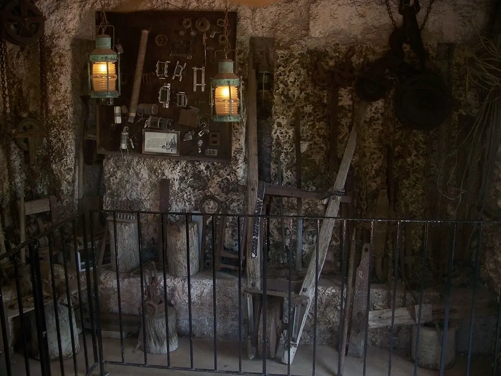 The living quarters at Coral Castle in Homestead, Florida, photographed in April 2011.