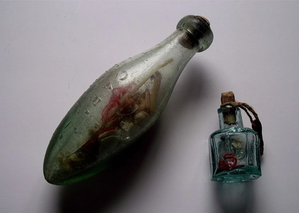 This artifact comes from the private collection of witchcraft tools owned by Malcolm Lidbury, also known as Pinkpasty.
