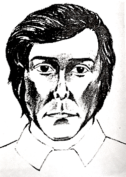 RCMP composite sketch of alleged assailant in Cindy James 1984 attack, from The Deaths of Cindy James (1991).