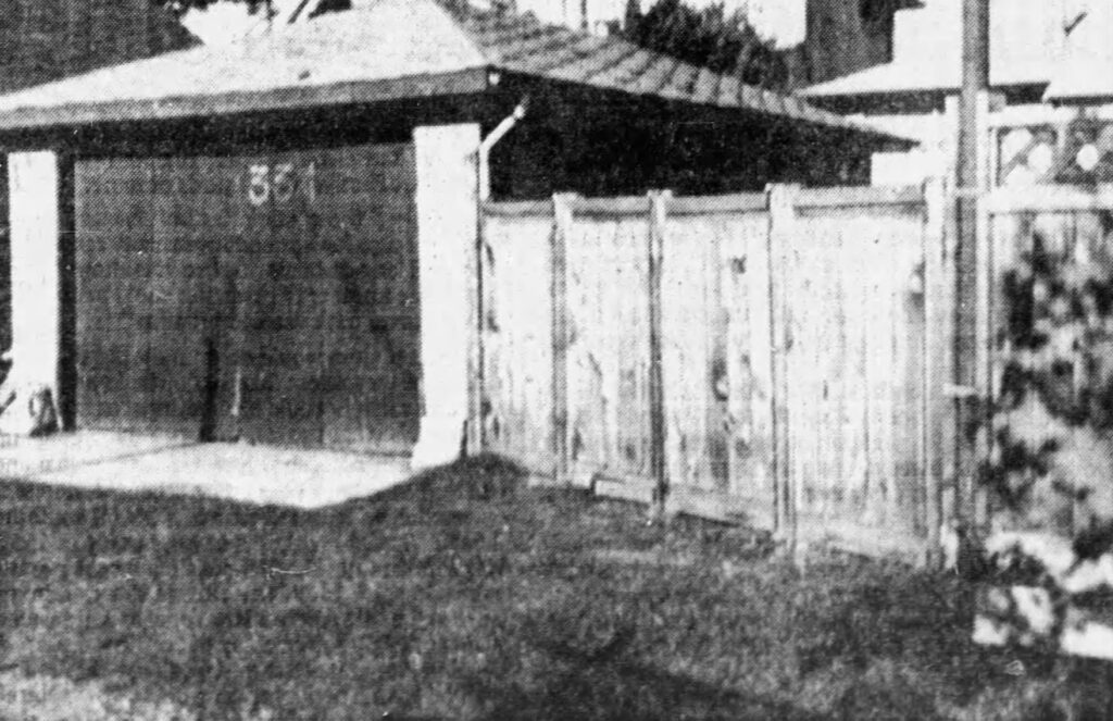 Garage where Cindy James was attacked Vancouver 1983.