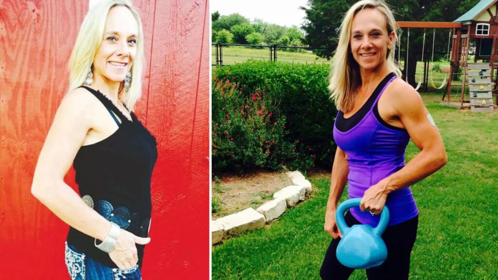 Collage of Missy Bevers, the Texas fitness instructor killed inside a church before dawn in an unsolved 2016 murder case