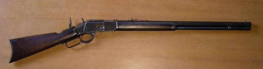 Winchester Model 1873 rifle photographed in 2017