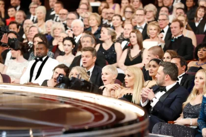 Hollywood audience at the 2017 Academy Awards ceremony