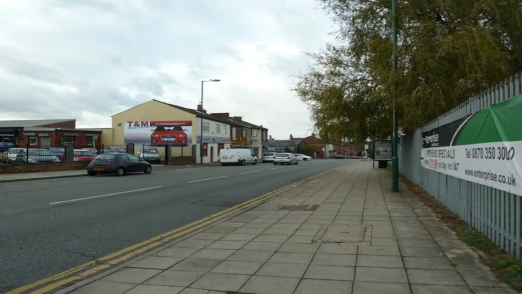 An image of Manchester Road, Hyde where most of the murders took place