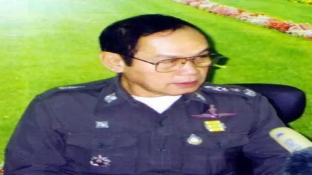 Regional Police Chief General Aram Chanpen at Chiang Mai Central Police Station in Thailand