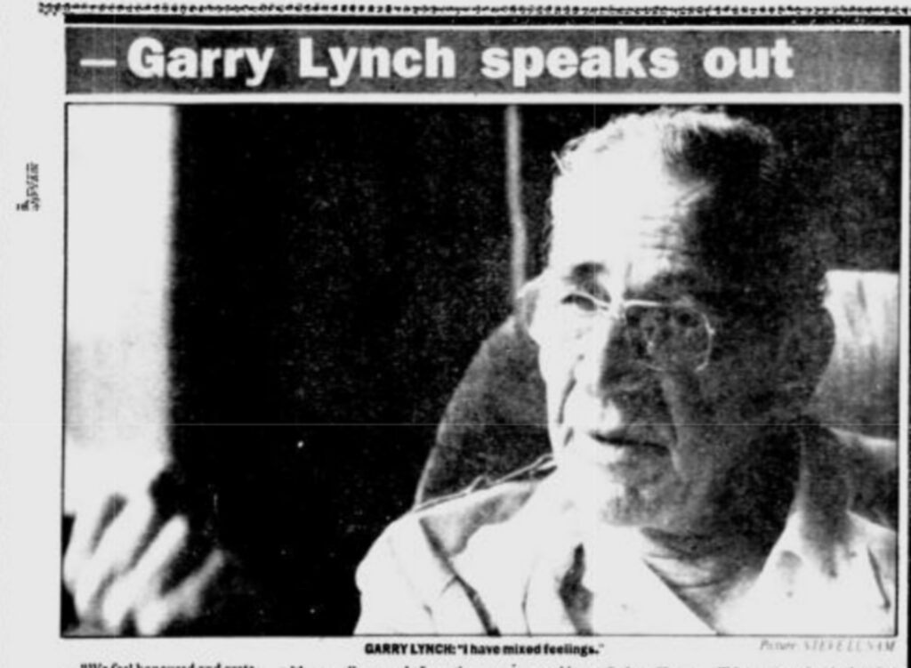 Garry Lynch speaks to the Sydney Morning Herald, regarding his daughter's abduction and murder. 
