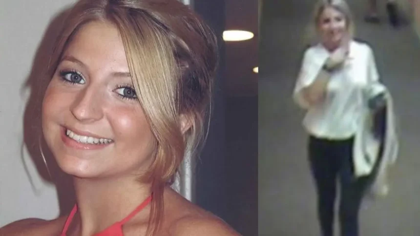 Lauren Spierer's image was uploaded to the National Missing and Unidentified Persons System and the surveillance footage was released by the Bloomington Police Department.