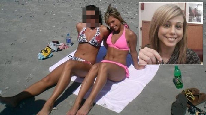 The last image of Brittanee Drexel, taken on Myrtle Beach. Image shared by family members to media.