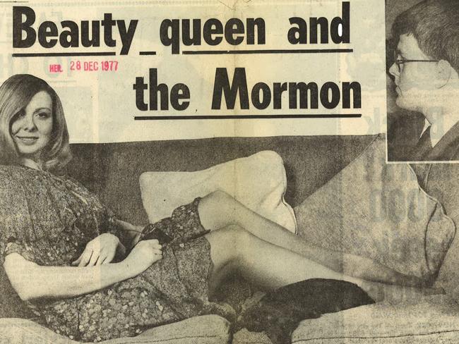The cover of a Daily Mirror article on Joyce McKinney, published when the fiasco was still in progress. Image taken via Google News Archive, from The Daily Mirror.