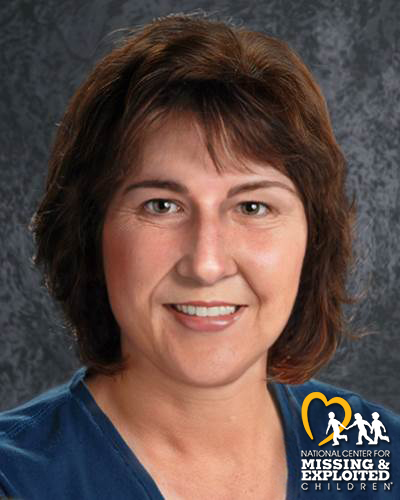 A digitally aged image of Jennifer Pandos, picturing her at about 45 years of age, released by NamUs. 