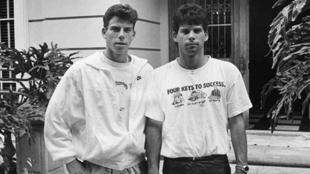 Lyle and Erik Menendez in 1989