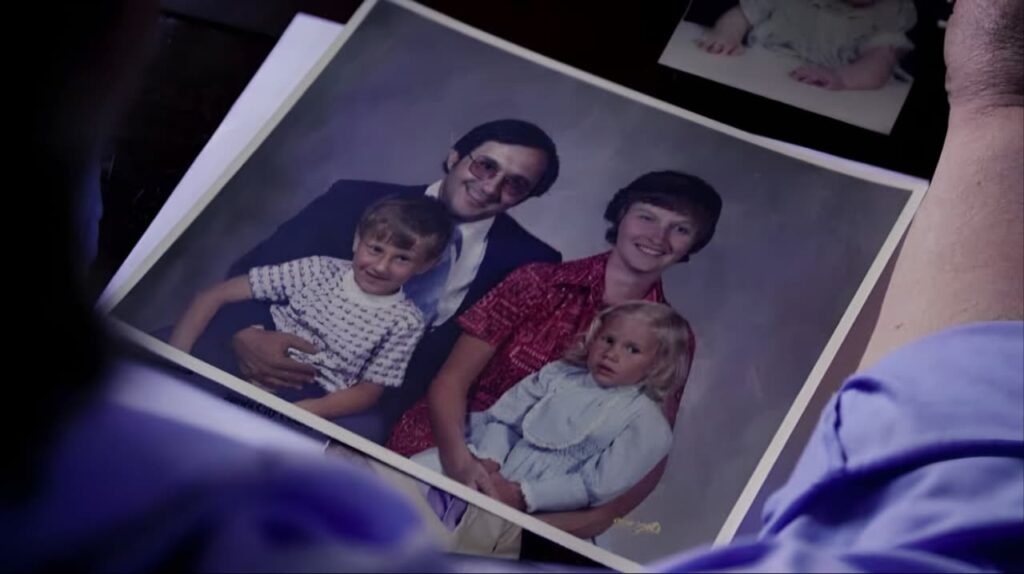 A family photo of the Pandos family revealed during the course of the documentary. This image was taken from the 2023 HBO Docu-series, 'Burden of Proof', directed and produced by Cynthia Hill, based on Jennifer's disappearance.