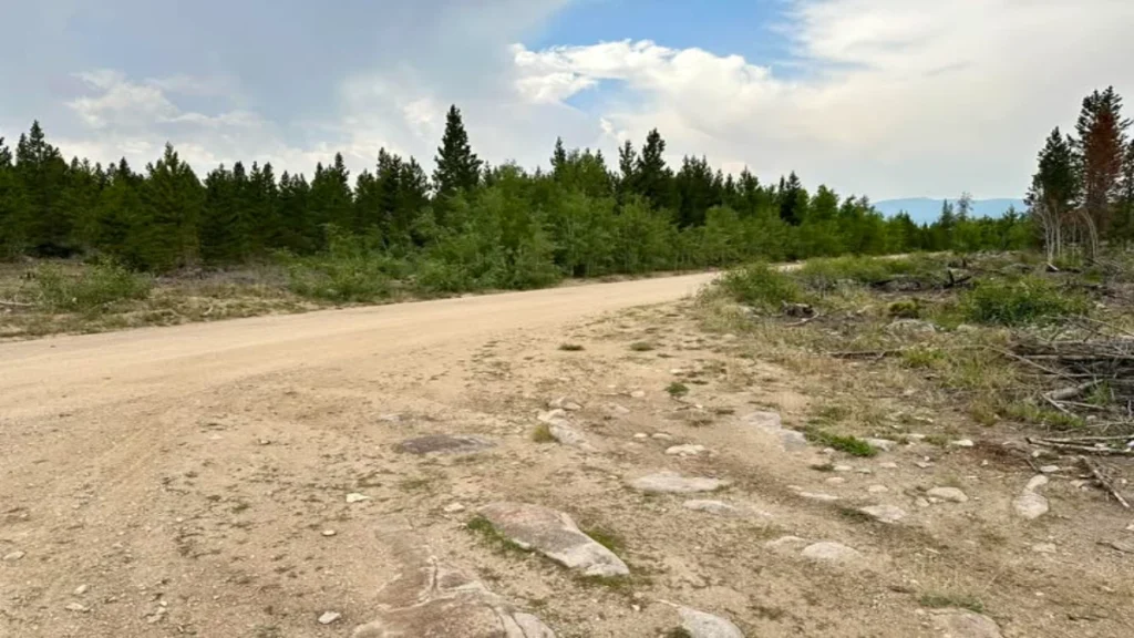 Amy Wroe Bechtel’s car was found at this spot in the mountains above Lander, Wyoming