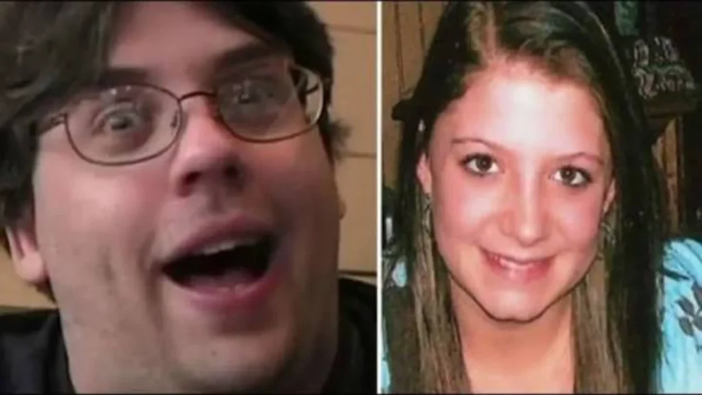 Side-by-side comparison of an actor from the “Hi Walter!” YouTube video and missing Wisconsin teenager Kayla Berg.