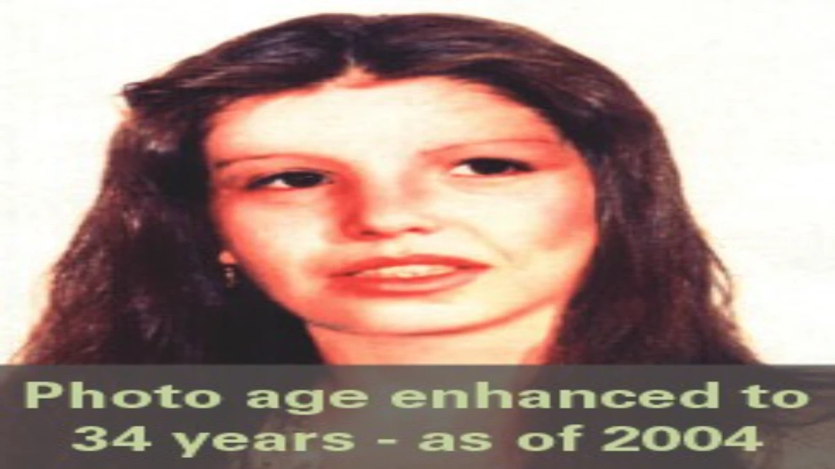 An official RCMP forensic age-progression portrait of Jo-Anne Pedersen