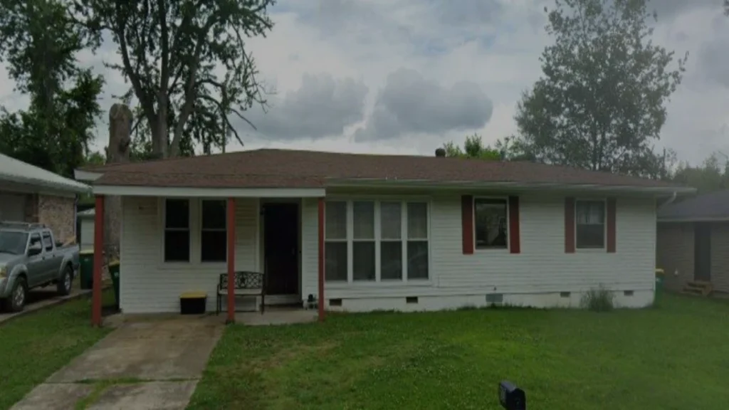 Residential property on Hillwood Drive in Sherwood, Arkansas, searched during the Darla Harper investigation.