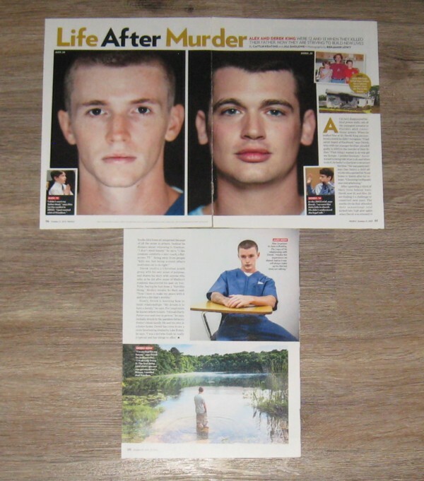 Alex and Derek King photographed together for a 2013 People magazine feature.