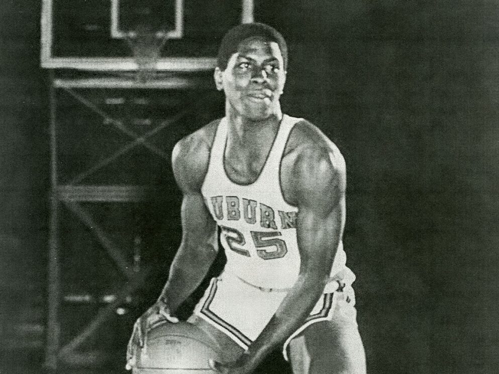 Henry Harris, father of Rico Harris, pictured as an Auburn University basketball player between 1969 and 1972.