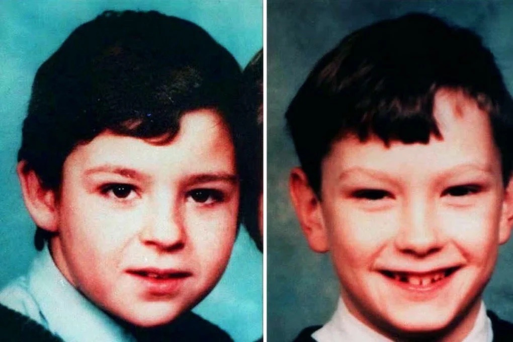 Childhood photographs of Robert Thompson and Jon Venables, both aged ten at the time of James Bulger’s murder.