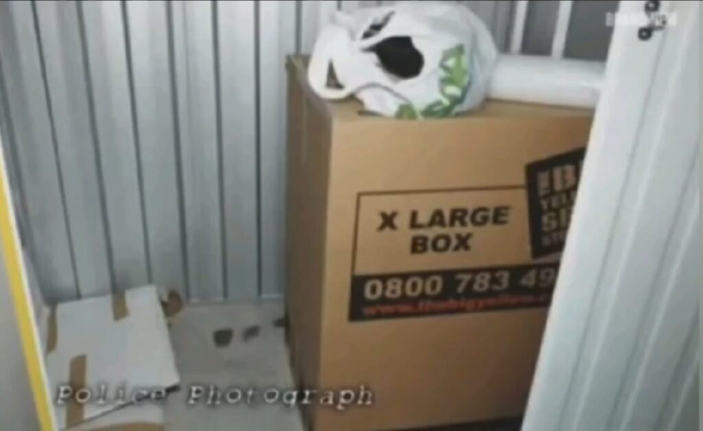 CCTV image of a large box believed to have contained Jane Longhurst’s body.