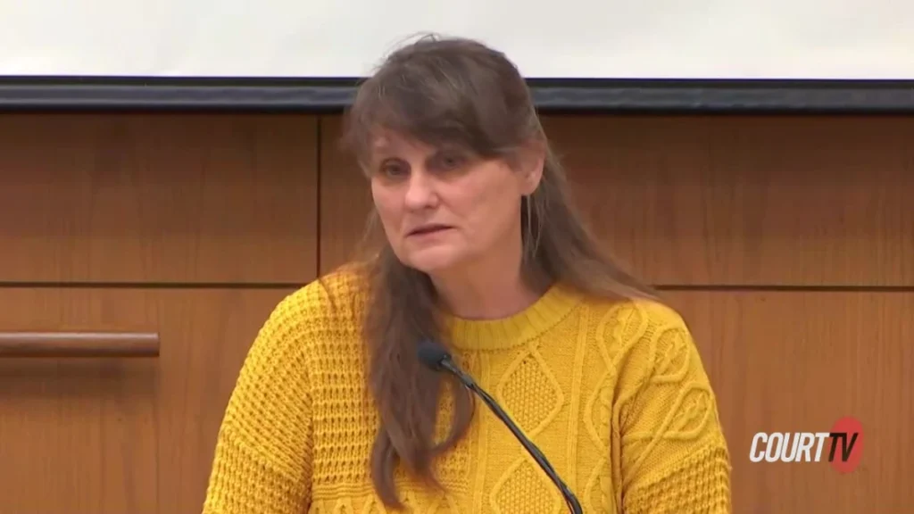 Jennifer Spohn seated in court during the Sherri Malarik case.