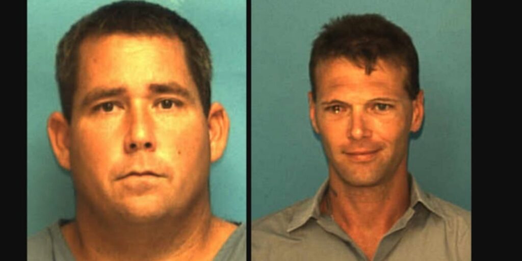 Government mugshots of Harry Glenn Newman Jr. and Christopher Wyant.