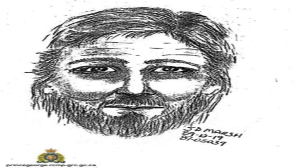 RCMP composite sketch of the unidentified man sought in connection with the Jack family’s disappearance.