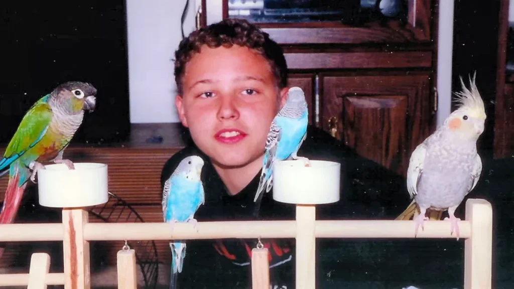 Portrait of Joshua Phillips at age 14 in 1998.