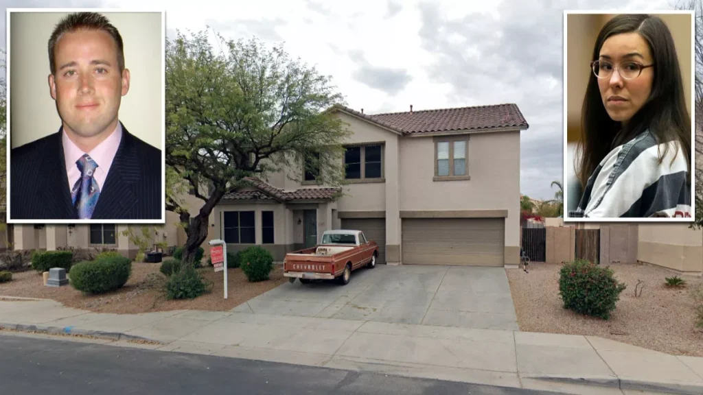 Travis Alexander's former house at 11428 East Queensborough Avenue in Mesa, Arizona.