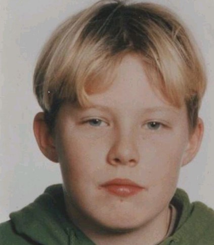Portrait of 13-year-old Tristan Brübach, who was murdered in Frankfurt in 1998.