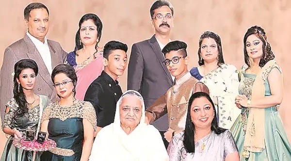 Three generations of the Chundawat family pictured together before the 2018 Burari deaths.
