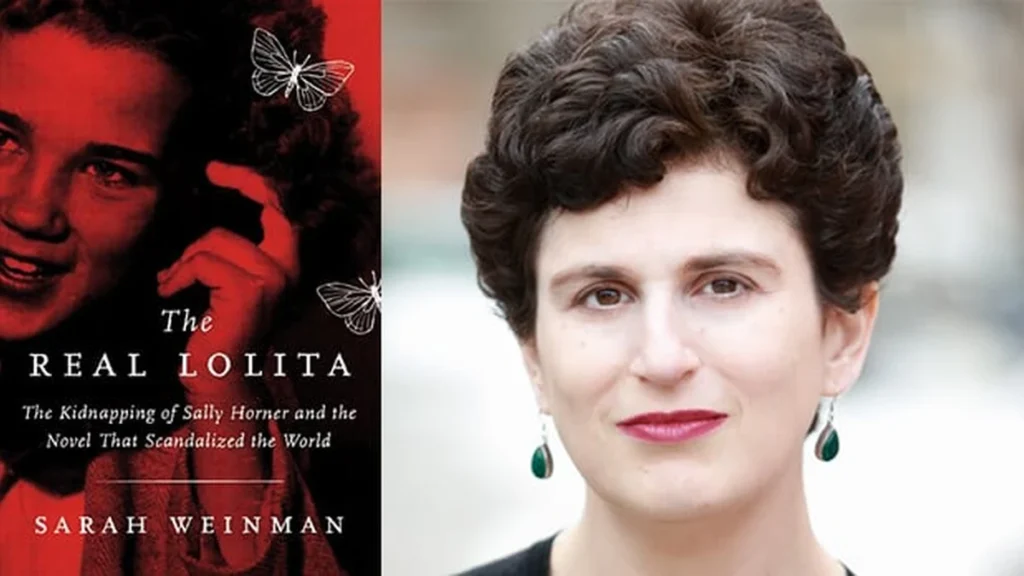 the-real-lolita-book-cover-beside-author-sarah-weinman-portrait