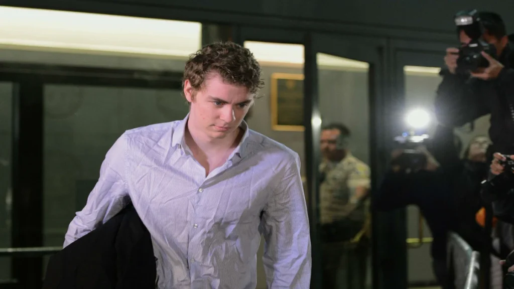 Brock Turner, 21, is released from jail in Santa Clara County, California, Sept. 2, 2016.