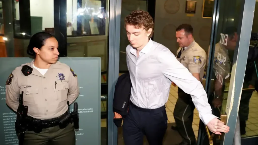 Brock Turner leaves the Santa Clara County Jail in San Jose.
