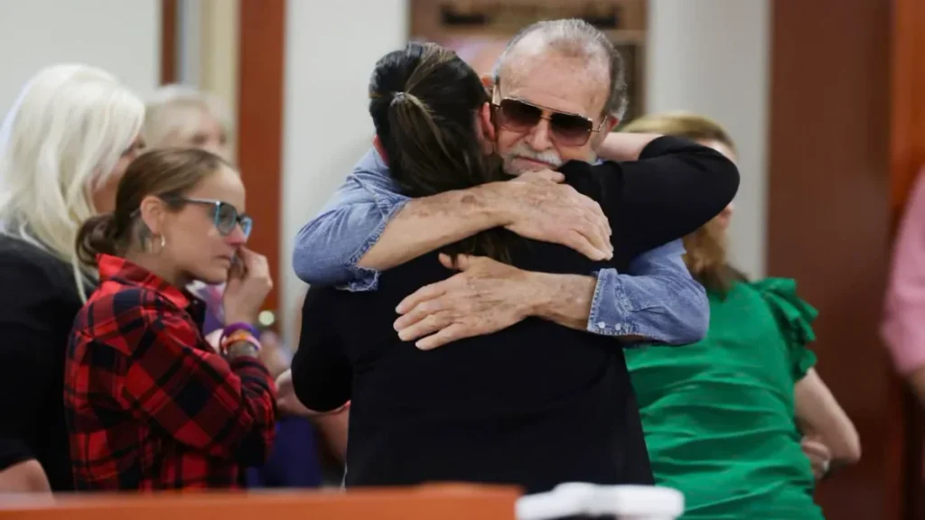 Larry Woodcock, grandfather of JJ Vallow, after the verdict was read on 30 May 2024. 