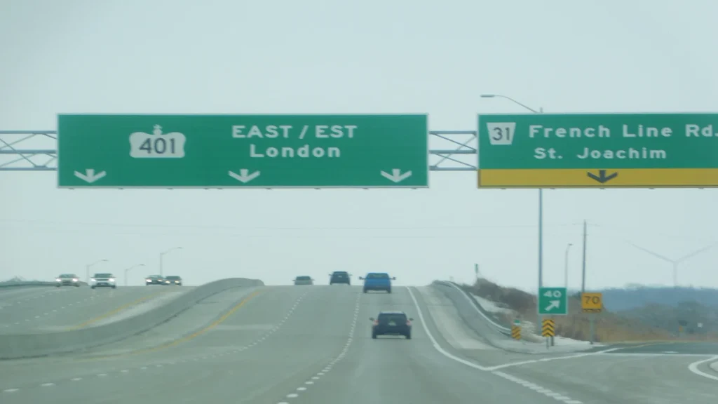Ontario Highway 401, which served as the primary transit route used by Michael Rafferty and Terri-Lynne McClintic to transport eight-year-old Tori Stafford.