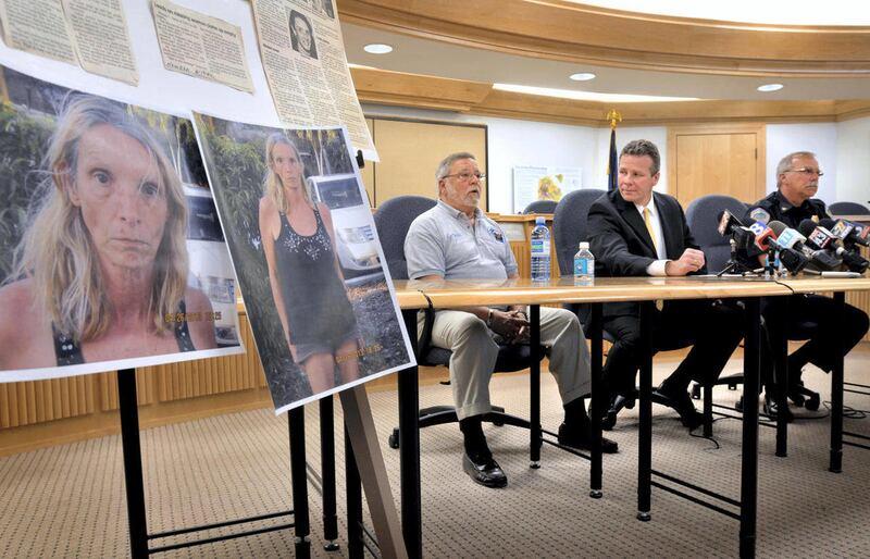 Lee Heist and Detective John Schofield discussing Brenda Heist's reappearance after eleven years.