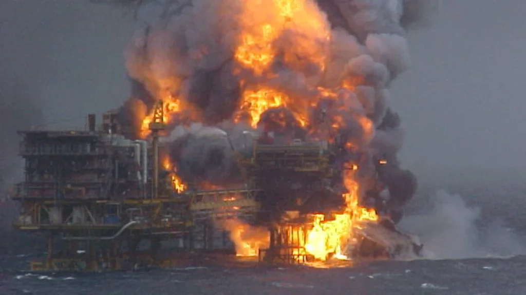 Piper Alpha offshore fire disaster.
